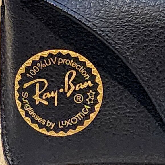 Ray-Ban RB3016 Clubmaster / Polished Black Frame over Gold w/ G-15 Green Lenses main image 10